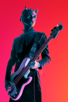 Dewdrop Ghoul - The Band Ghost Fanart