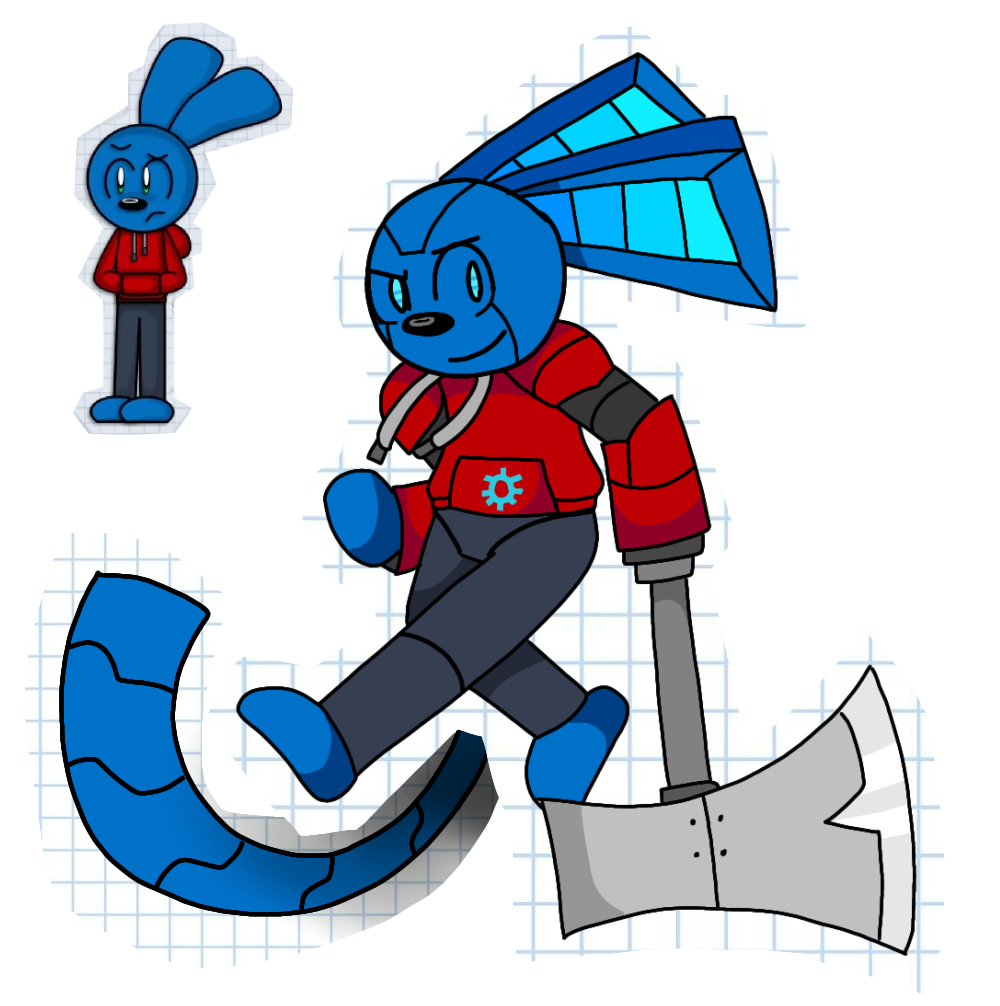 White Bot Ricky Riggy Robot by WhiteBlueRobot on DeviantArt