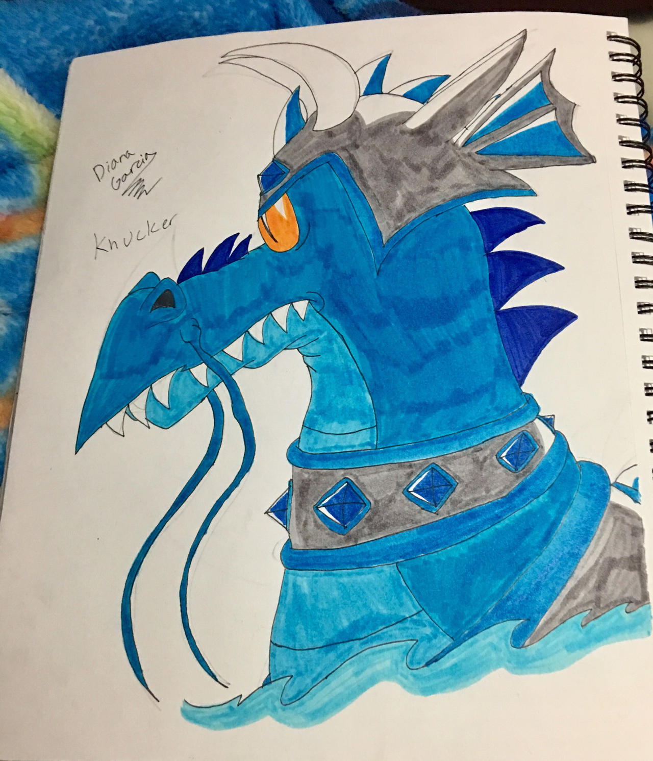 Knucker The Water Dragon Warrior by MasterDragonSamurai on DeviantArt