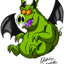 Green Demon Piggy