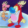 Stimpy The Blue Nosed Reindeer