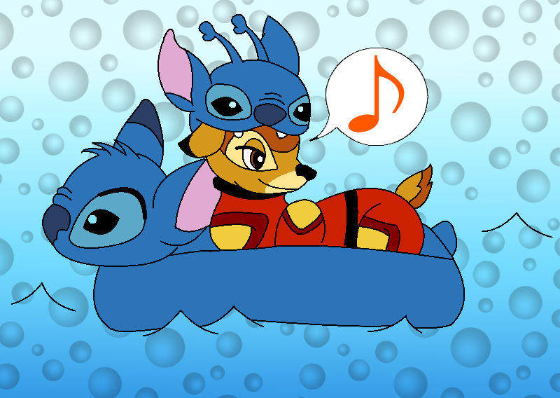 Stitch cosplay Bambi and Stitch raft by Zweicrusaders on DeviantArt