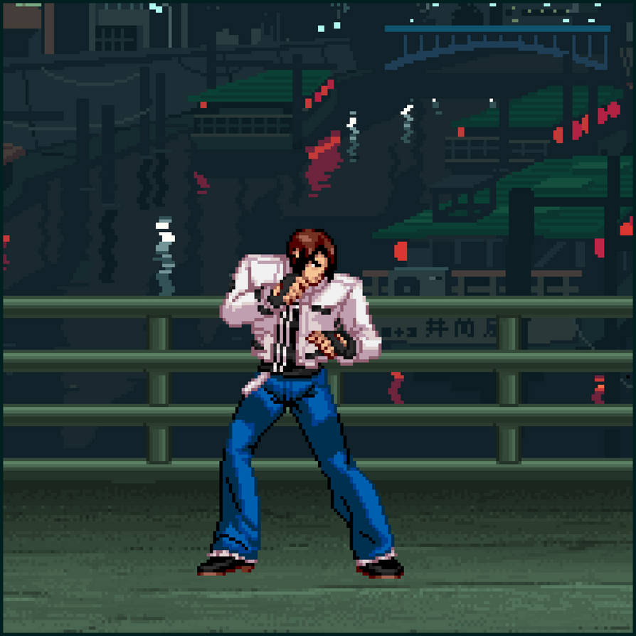 Kyo Kusanagi NESTS (Street Fighter Alpha style) by Darkcube095 on ...