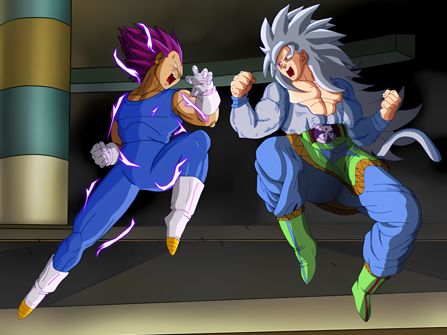 SSJ5 Goku vs Ego Vegeta by SFMHeck on DeviantArt