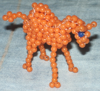 Beaded camel