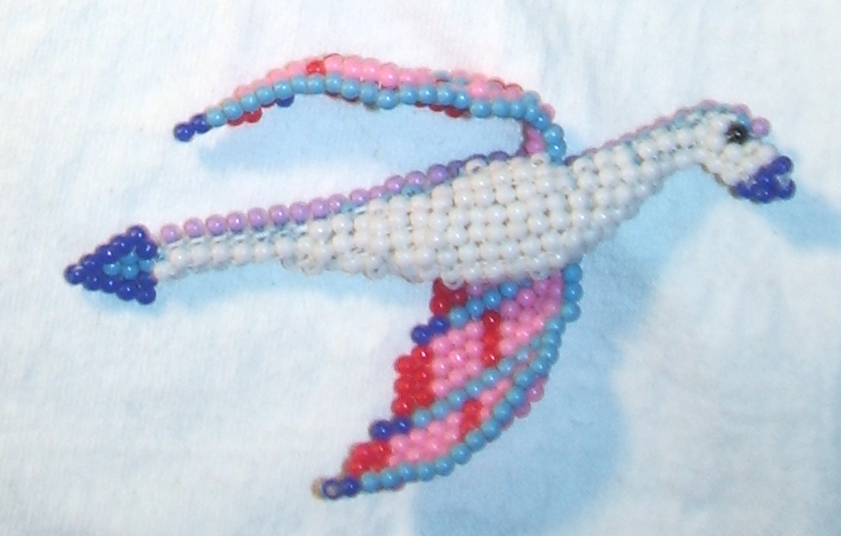 Beaded pastel amphiptere