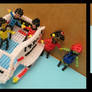 Beaded Shuttlecraft Galileo with Landing Party