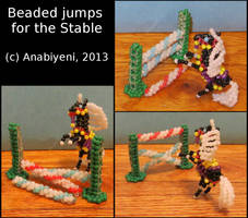 Beaded jump for my beaded stable