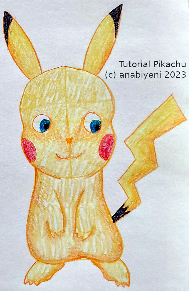 Tutorial Pikachu by Anabiyeni on DeviantArt