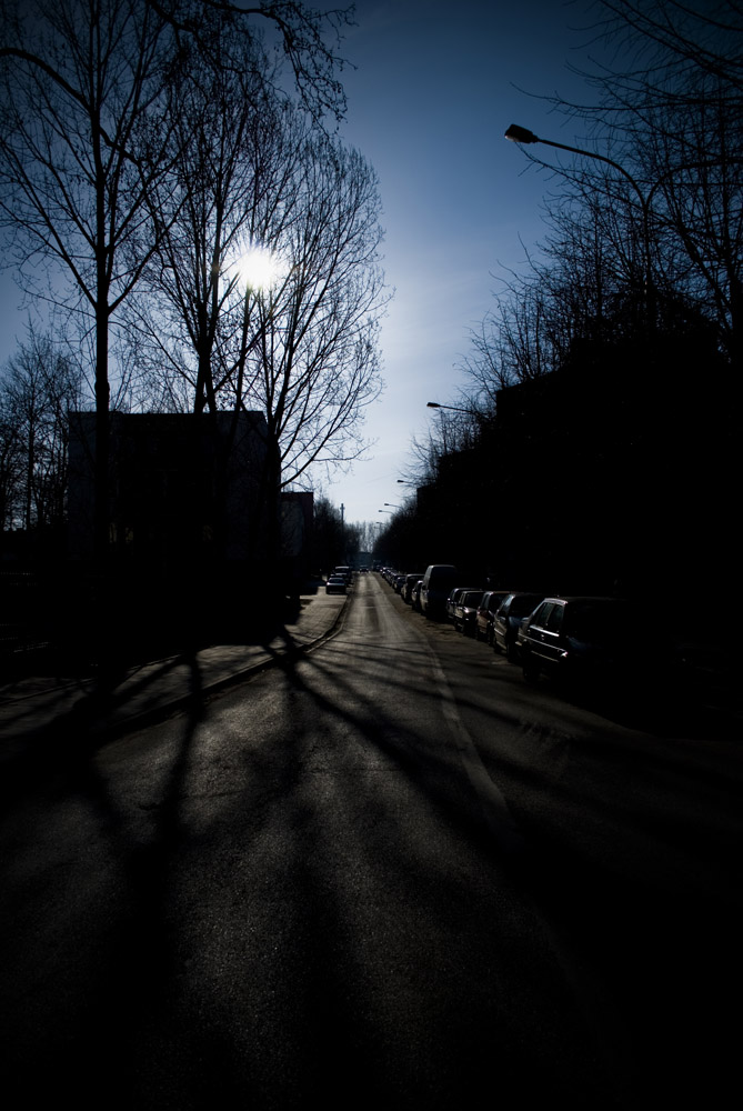 a street in Kutno, Poland.