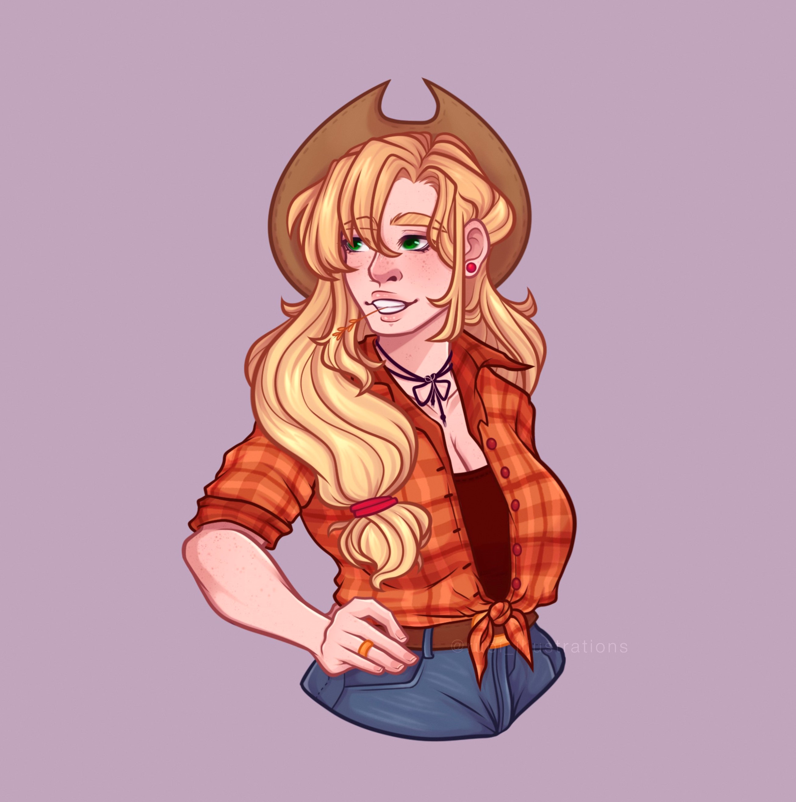 🍎🍎🍎 ••• #applejack #applejackredesign #mlpredesign #mlphumandesigns