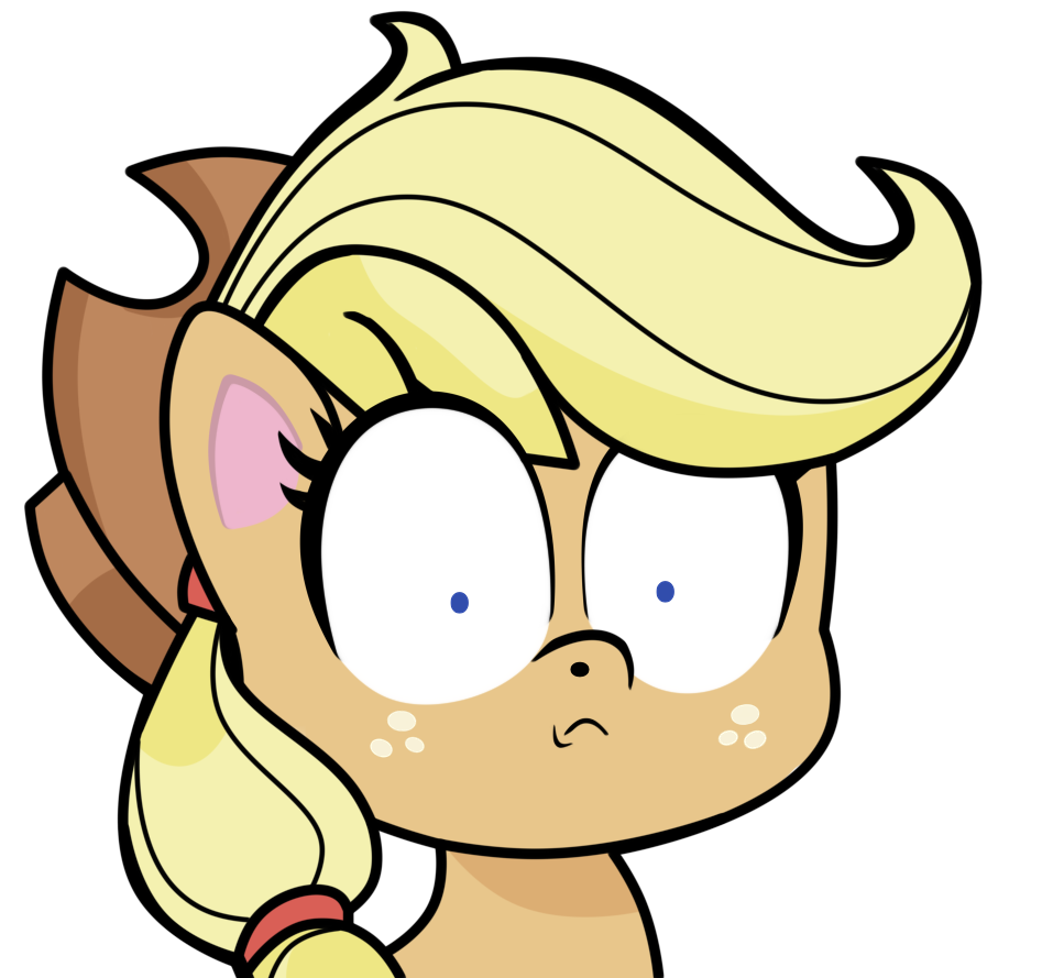 Mlp Aj Restyle MLP Pony Life - AJ scared by Onixgear197 on DeviantArt