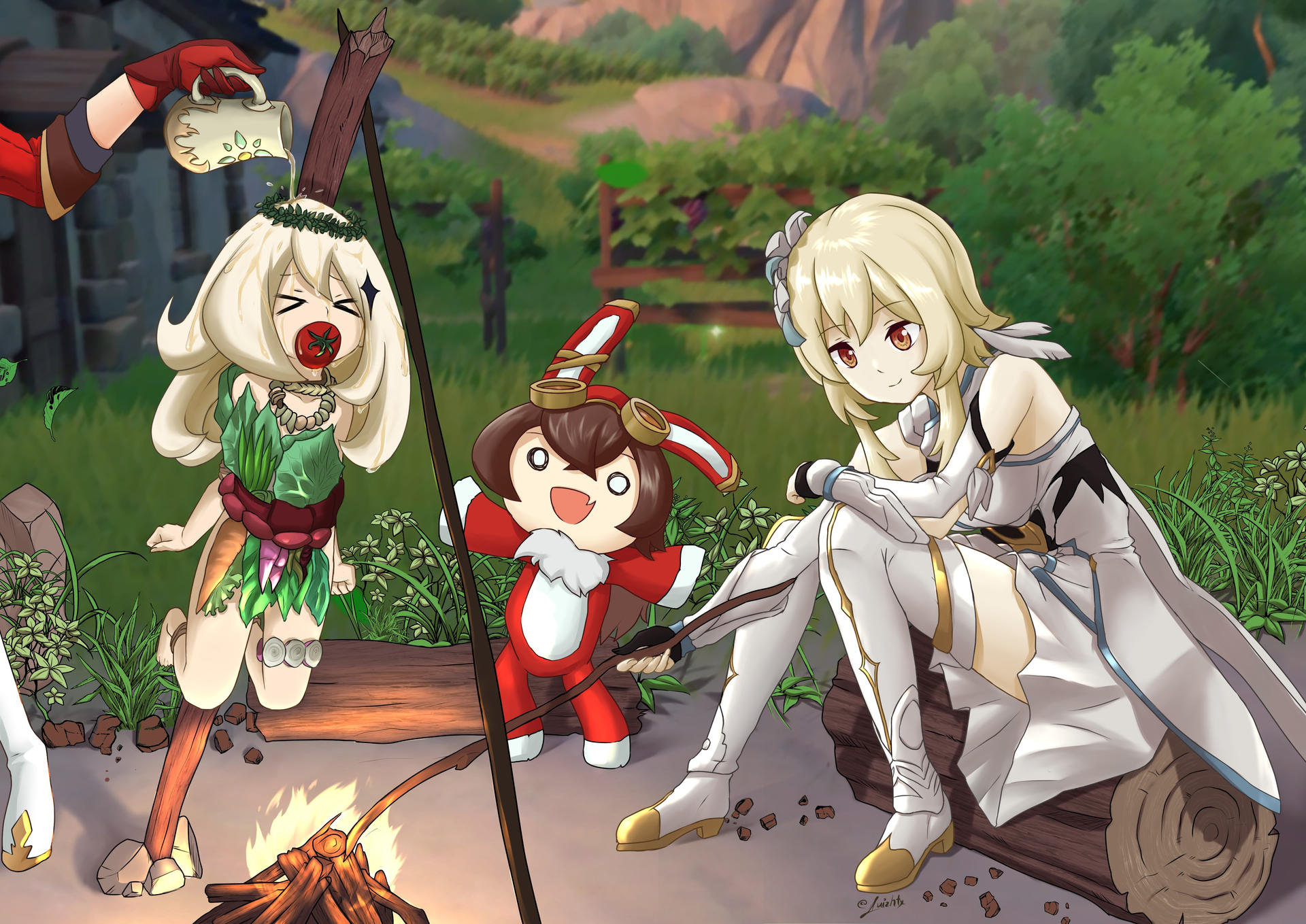 Paimon Emergency Food by luizhtx on DeviantArt