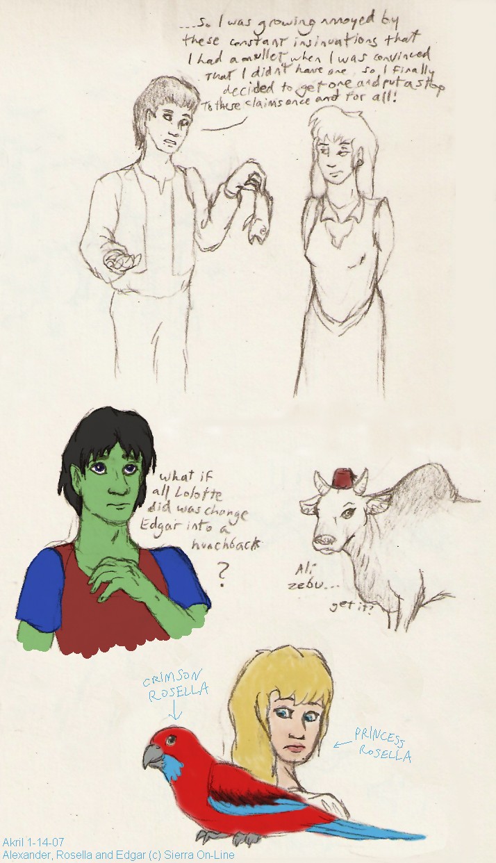 More King's Quest doodles