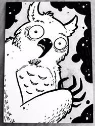 JCC5 Sketch: Owlbear Doin' Owlbear Things