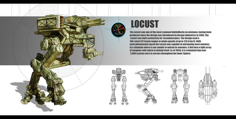 Locust War Machine Mechwarrior locust redesign by partical0 on DeviantArt