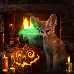 Halloween fox