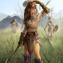 Female tribal warrior