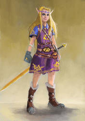 Zelda wand of gamelon redesign sketch by sinho113