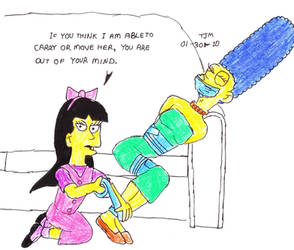 MARGE GETS BOUND