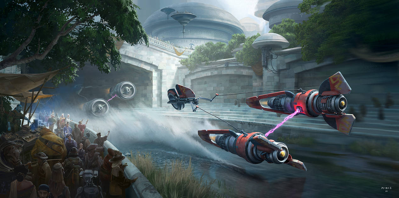 Star Wars Podracer Fanart by ATArts