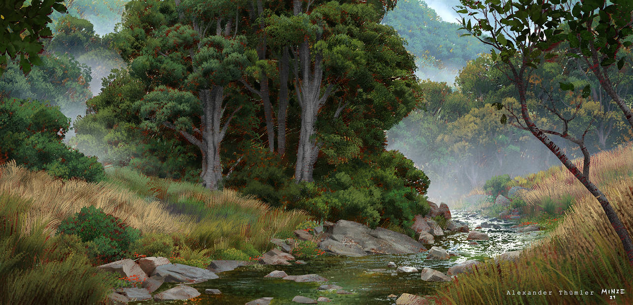 Quiet Rivers Street Quiet Rivers Study 5 by ATArts on DeviantArt