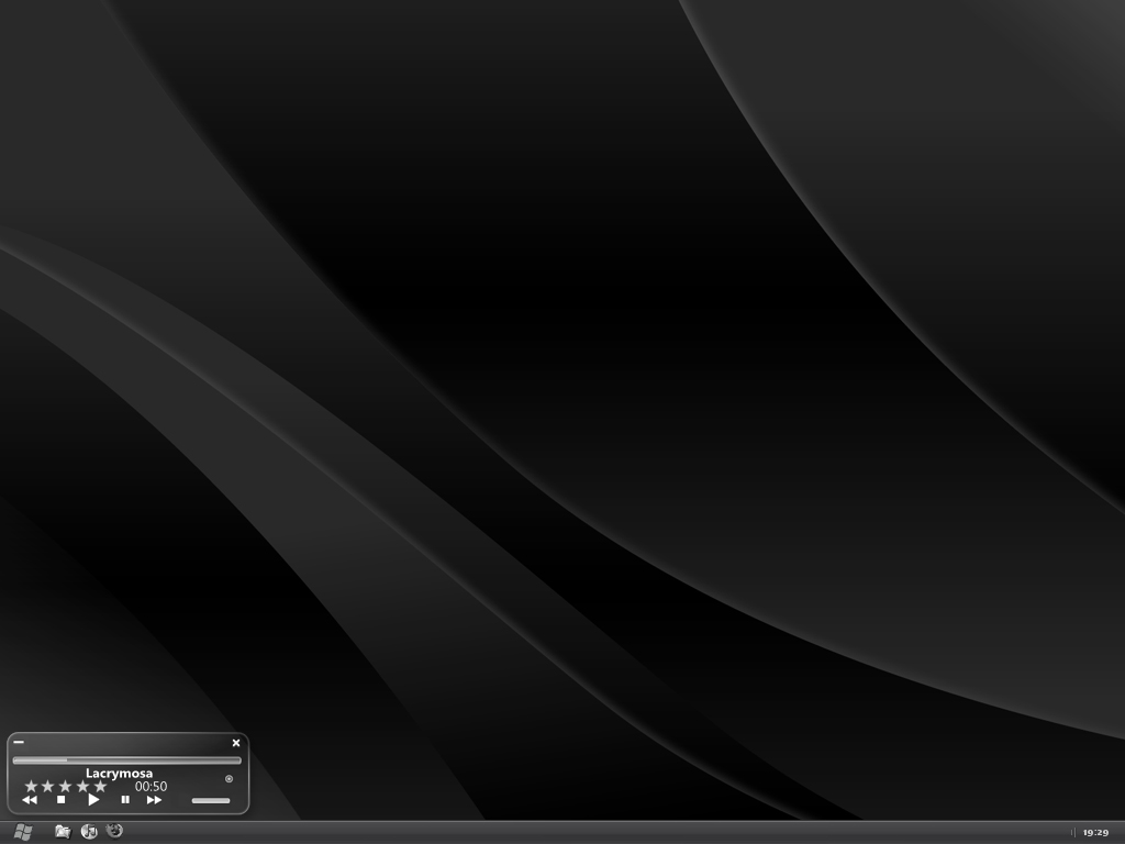 New desktop, black