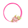 [RESOURCE] Pink Flower Circle PNG