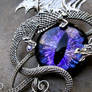 Wire Wrap - Dragon with Super Color Shift Eye 2