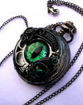 Custom for Lord ZGuy! - Pewter Black Green Watch by LadyPirotessa