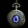 Regal Pocket Watch - Violet Pirple Nebula Eye