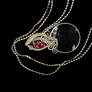 Gothic Steampunk Vampire Blood Eye Monocle