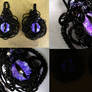Twin Mirrored Pendants for Syn and Desire
