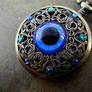 Ocean and Sky - Round Pupil Regal Pocket Watch