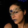 Masquerade Mask - Wire Wrapped Dragon Eye Tear