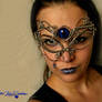 Masquerade Mask - Wire Wrapped Dragon Eye Tear 2