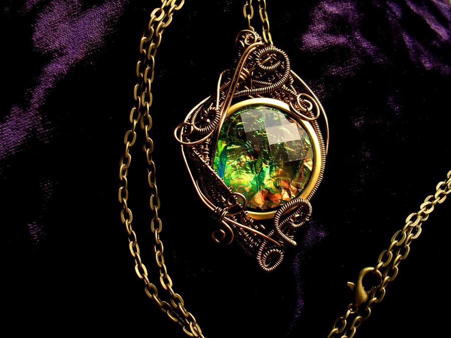 Spirit of the Forest - Wire Wrapped Pendant