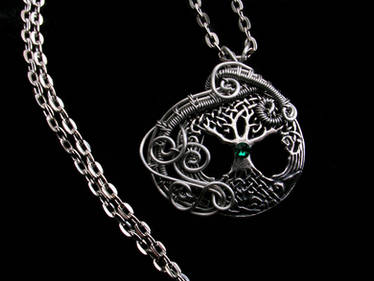 Celtic Tree Of Life - Wire Wrapped Pendant