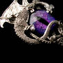 Purple Violet Large Dragon Choker