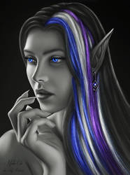 Silvara Portrait - Contemplation - Original