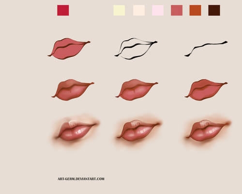 How To Paint Realistic Lips!