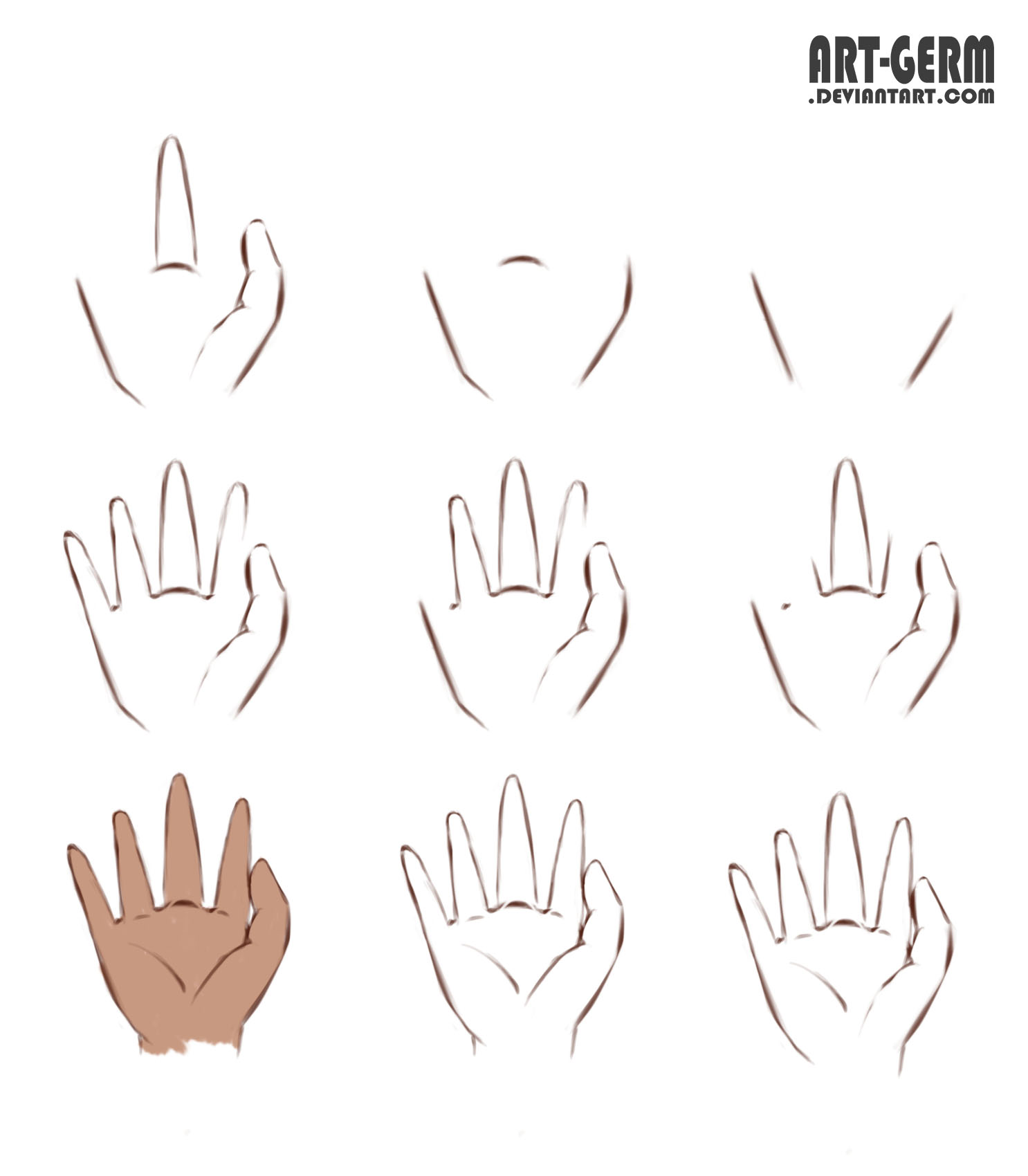 how to draw anime hands by NekoBrenda on DeviantArt