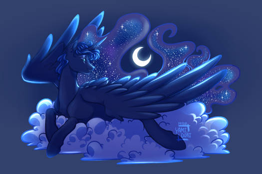 Princess Luna + SpeedPaint