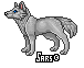 Pixel Wolf Template