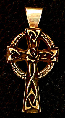 Celtic Rose Cross II pendant