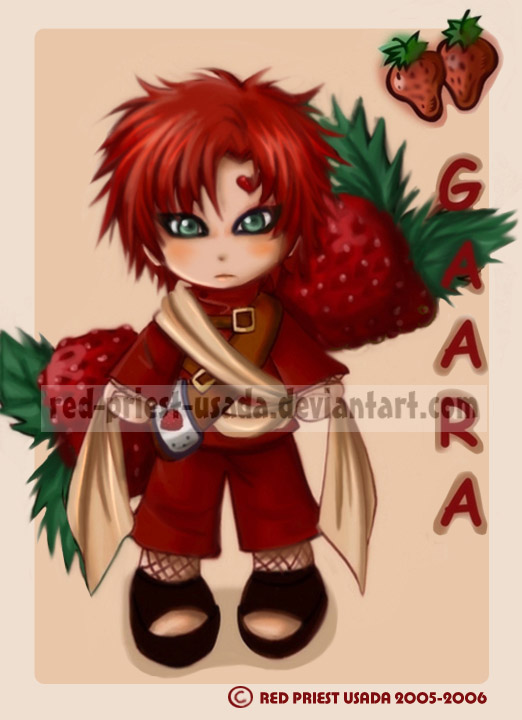 Chibi Fruit Ninja-Gaara