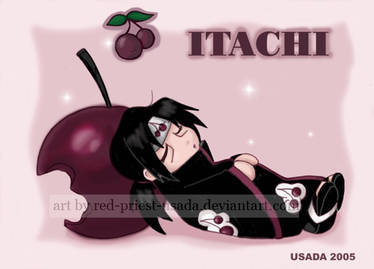 Chibi Fruit Ninja-Itachi