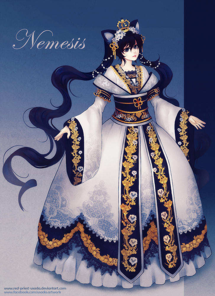 Adult Nemesis - gown design by Red-Priest-Usada on DeviantArt