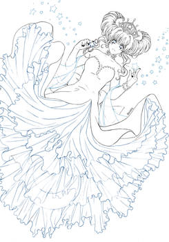 Nyx -lineart for colouring