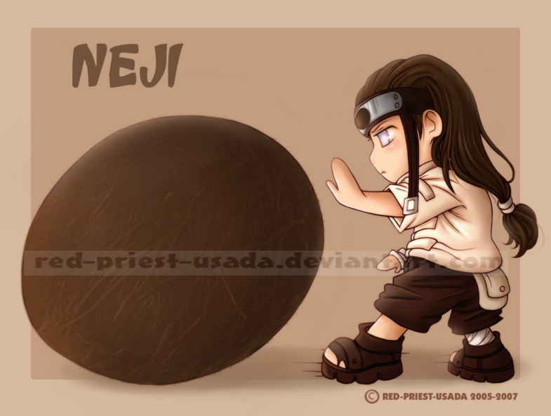 Chibi Fruit Ninja- Neji